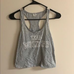 Garage “Team Weekend” racerback pj shirt